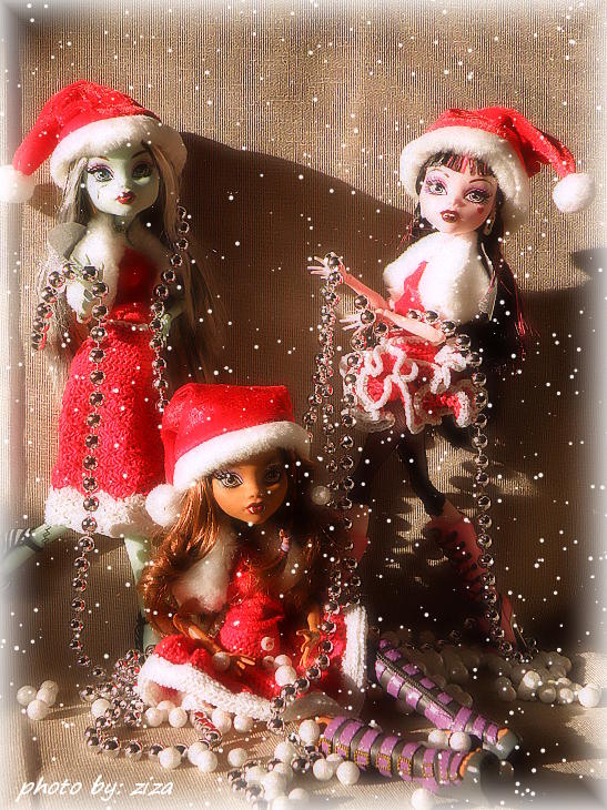 Christmas Frankie Clawdeen Draculaura